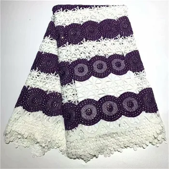 

2019 New Design African Milk Silk Lace Fabric High Quality French Lace Fabric Stones Nigerian Lace Fabric For Wedding Dress