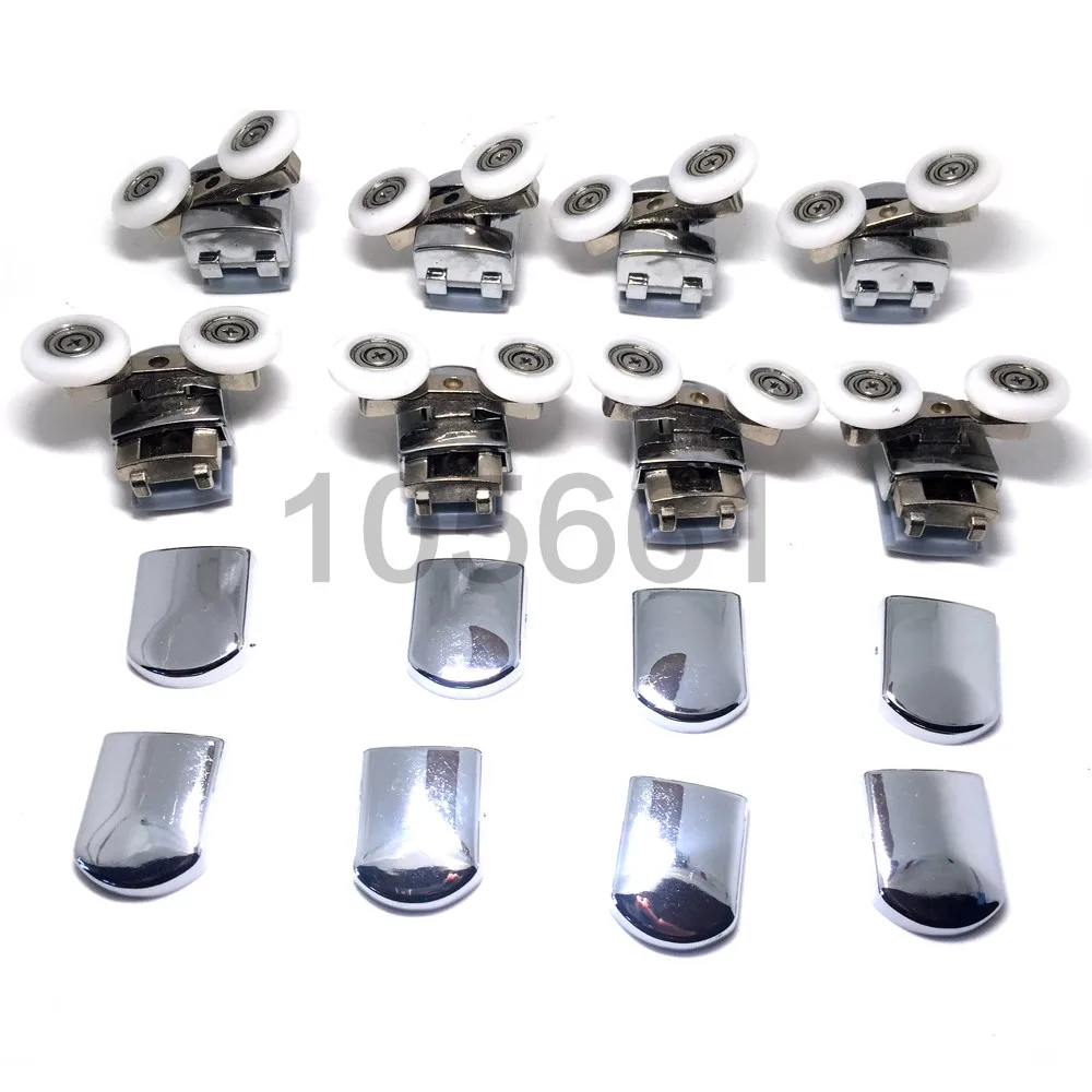 

8 Pcs Shower Door Enclosures Rollers Runners Wheels Pulleys 25mm Dia CY-909AB