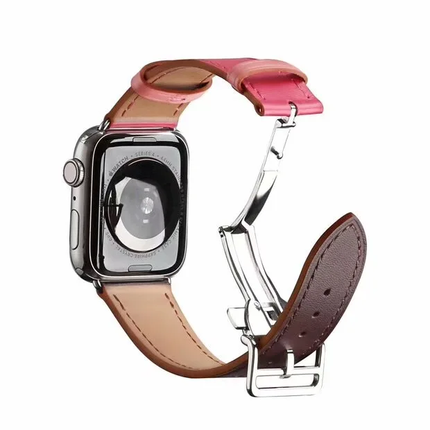 Один тур для iwatch серии 4 3 2 1 ремешок 40 мм 44 кожаный Apple Watch band 42 38 | Наручные часы
