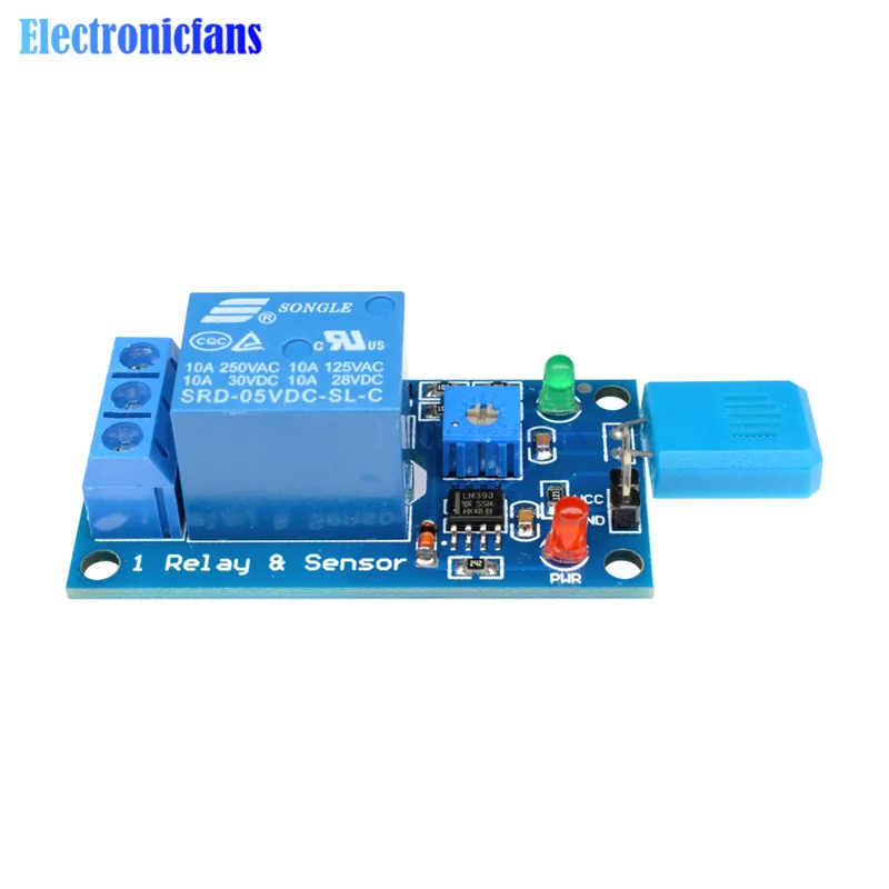 HR202 DC 5V 1 Channal 1CH релейный модуль чувствительный к влажности переключатель