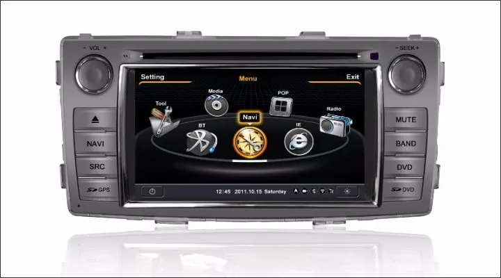 Clearance Liislee For Toyota Innova 2012~2015 Car DVD Player GPS Map Navigation Radio Stereo iPod BT 3G WIFI HD Screen Multimedia System 5