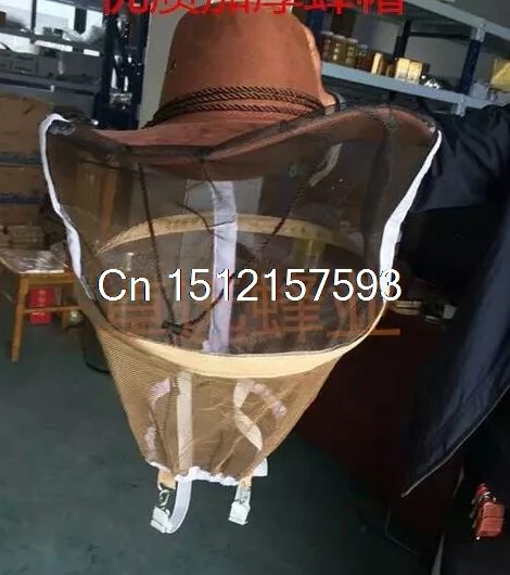 1 PC Folding Ventilated Beekeeping Fishing Veil Hat Fly Net Black Beekeeper Western Cowboy Cap | Обустройство дома