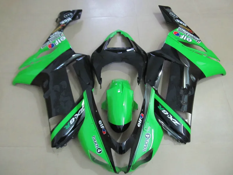 Набор обтекателей мотоцикла для KAWASAKI Ninja ZX6R 636 07 08 ZX 6R 2007 2008 ABS пластик