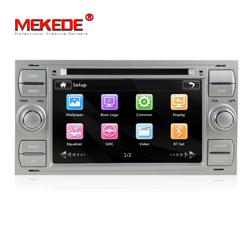 Бесплатная доставка! 2DIN автомобильный dvd плеер радио аудио gps для Ford Mondeo Focus Transit C