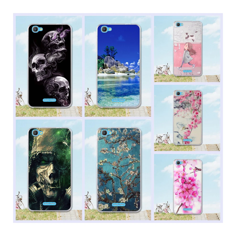 

Silicon case For Alcatel Pixi 4 Plus Power 5023E 5023F High Quality Colored Drawing TPU Paint Case for alcatel pixi4 plus Power