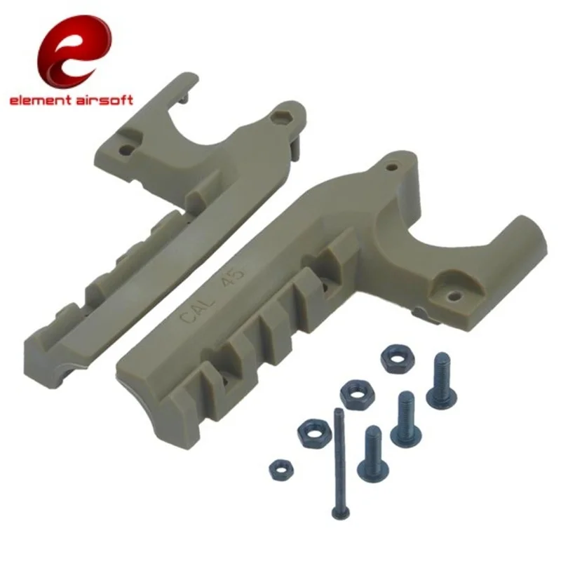 Element-Airsoft-Tactical-Lower-RIS-Rail-M1911-Mount-Rail-Adapter-Laser-Mount-Pistol-20mm-Under-Rail(4)