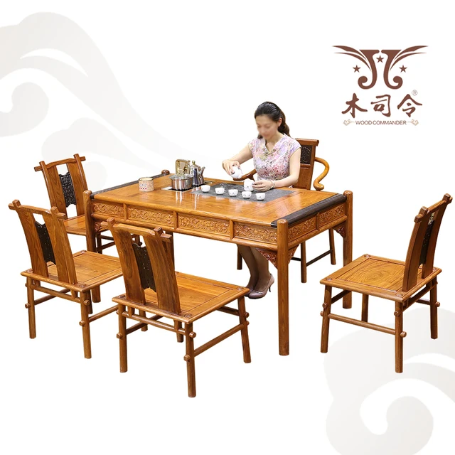 Chinese tea table antique wood furniture hedgehog sandalwood rosewood