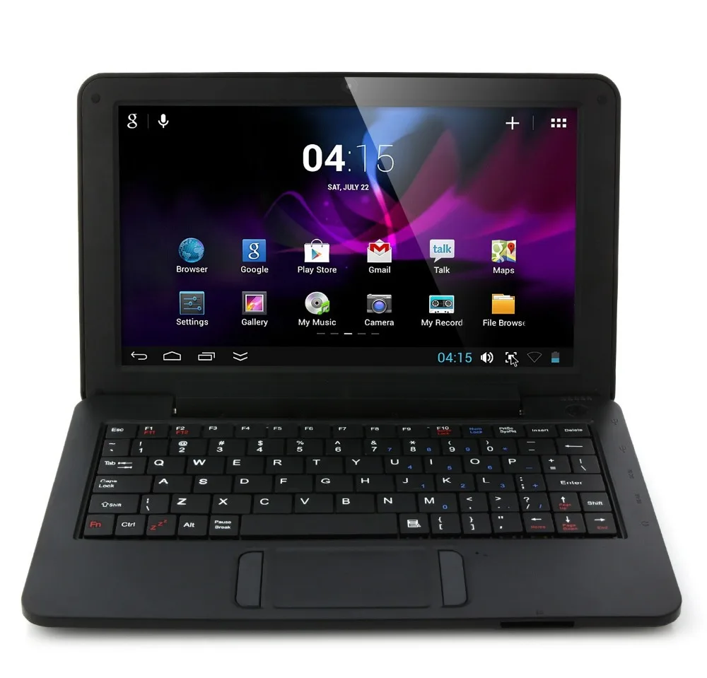 

Free Shipping Boda 901 Notebook 10 Inch Dual Core VIA WM8880 Android 4.2 4GB Black with Russian Keyboard