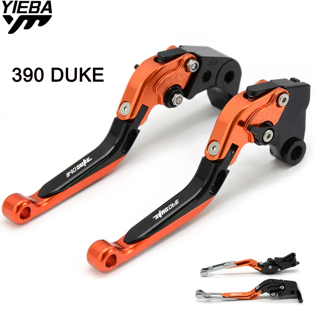 390DUKE LOGO Motorcycle Handle Adjustable Brake Clutch Levers For KTM 390 Duke 390DUKE RC390 RC 390 DUKE250 2013 2014 2015 2016