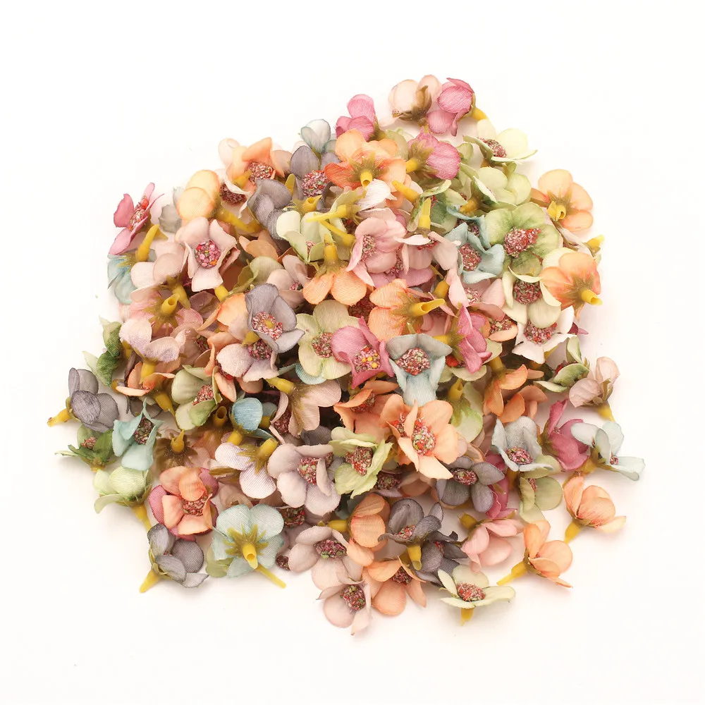 50Pcs Multicolor Daisy Flower Heads Mini Artificial Flowers High Quality Fake Wreath Wedding Car Decoration fleur artificielle 50Pcs Multicolor Daisy Flower Heads Mini Artificial Flowers High Quality Fake Wreath Wedding Car Decoration fleur artificielle
