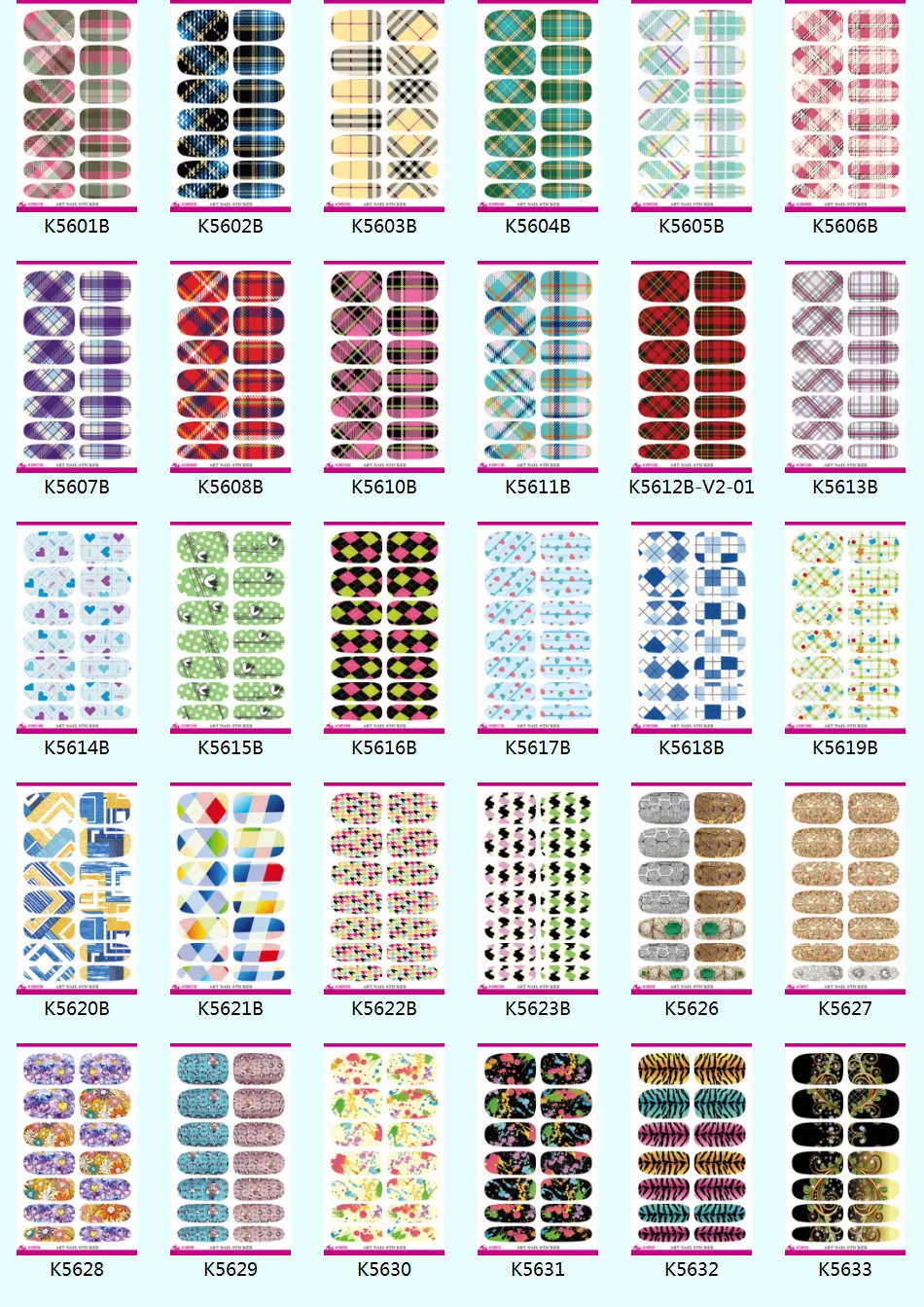 

KH025A/New 2014 Unique design 10 sheets polish foils decal stickers tips wraps decoration on nail