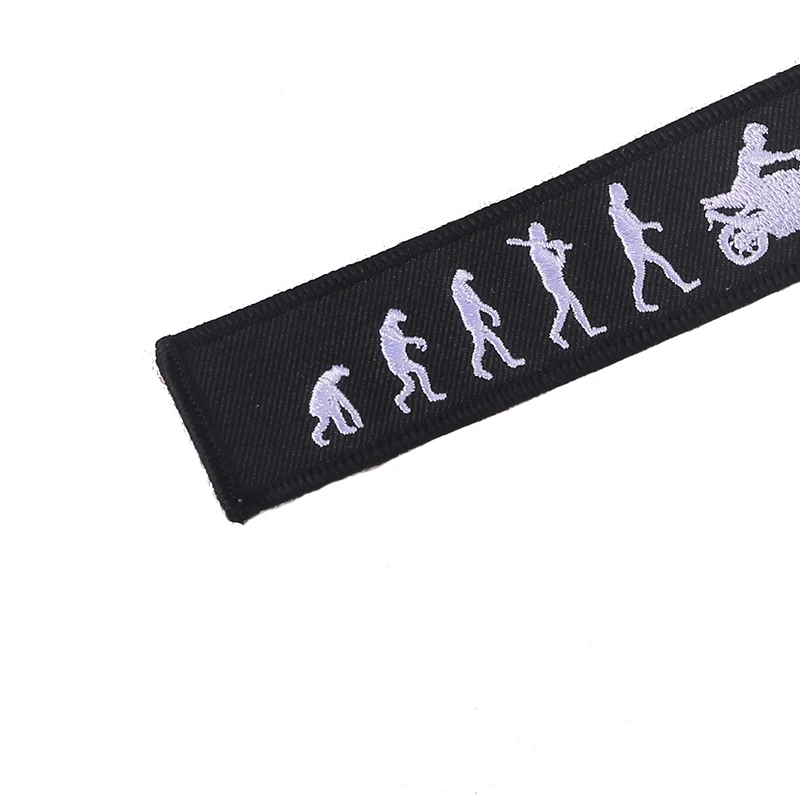 REMOVE-BEFORE-FLIGHT-Fashion-Evolution-Keychain-from-Apes-to-Motorcycle-Riding-Key-Chain-for-Cars-Novelty