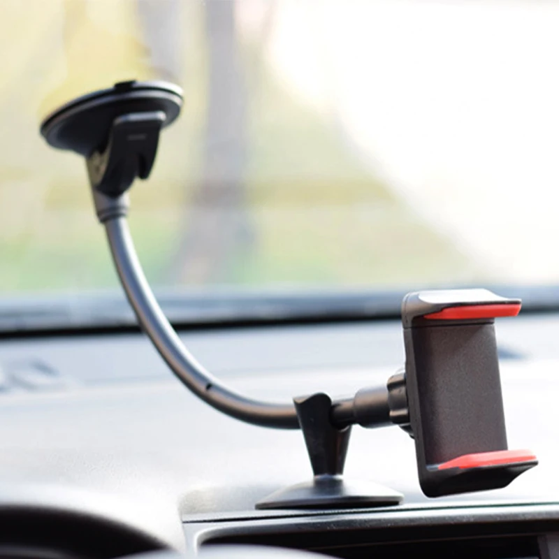 Car Phone Mount Universal Windshield Long Arm Car Phone