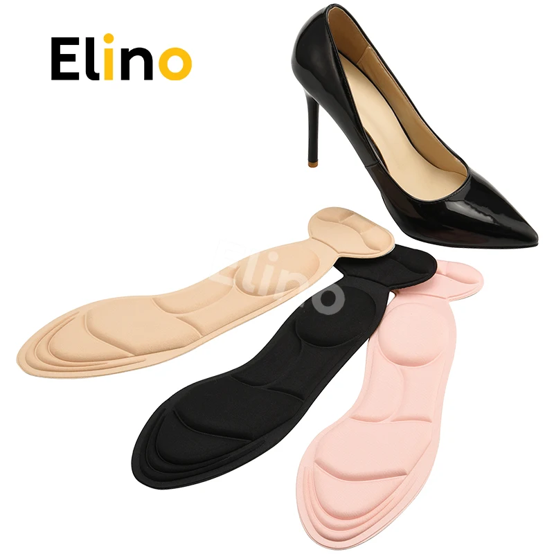 

Elino 5D Sponge Super Soft Insoles For High heels Women Shoes Pad Shock Absorption Self-adhesive Massage Insert Pad
