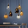 IWHD Nordic Glass Vintage LED Pendant Lamp Dinning Living Room Lights Glass Ball Hanging Light Fixtures Home Indoor Lighting ► Photo 3/6