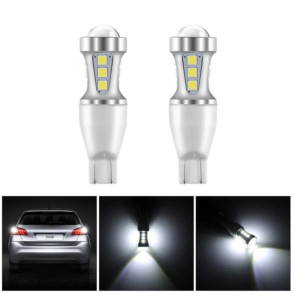 

Stop Taillight 6500K Reversing Light 912 921 W16W T15 3030 18SMD Fog Driving 600LM DRL Signal Lamp LED lamps for cars 9V-24V
