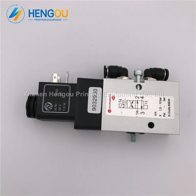 

5 Pieces Free Shipping Hengoucn Solenoid Valve 98.184.1051 for CD102 SM102 Printing Machine Cylinder Valve Unit