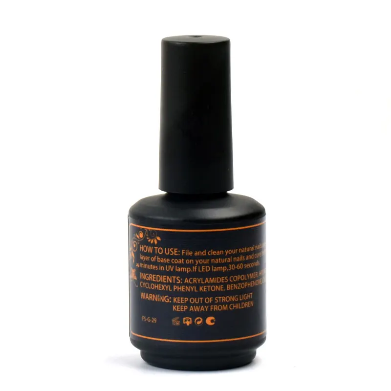 fengshangmei 15ml Long Lasting Rubber Base Coat Gel Nail Polish Matte Rubber Top Coat UV Gel Varnishes Art Design Foundation 4