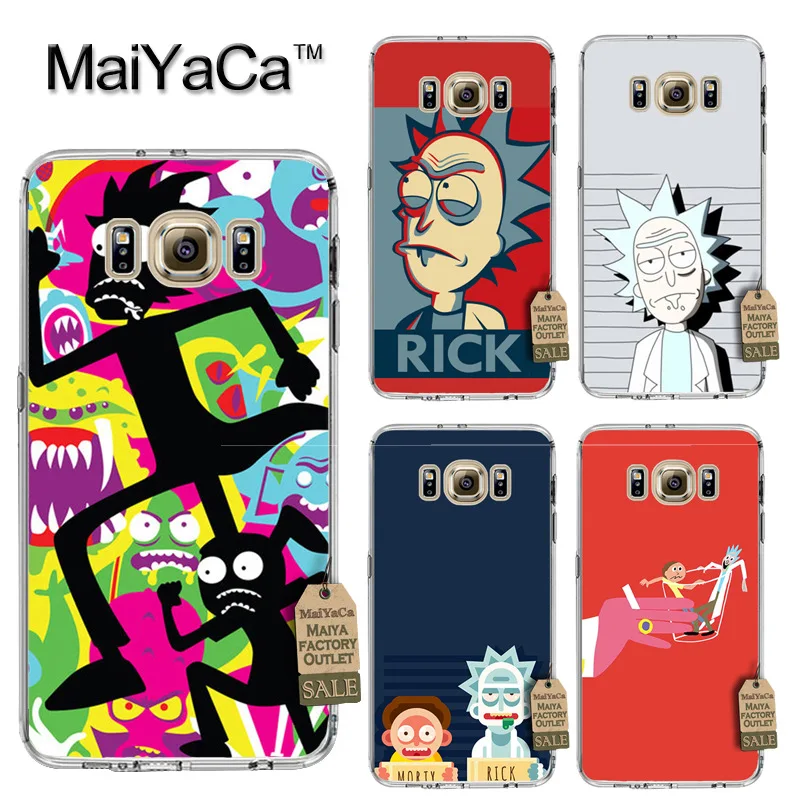 

MaiYaCa Interesting Rick and Morty Luxury Fashion Phone Case for Samsung S3 S4 S5 S6 S6edge S6plus S7 S7edge S8 S8plus