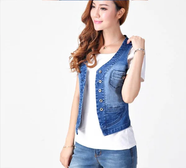 sleeveless short jacket