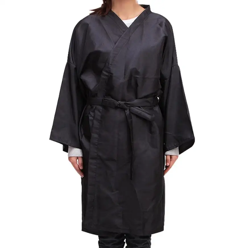 Cutting Hair Waterproof Kimono Cloth Salon Barber Gown Cape Hairdresser 0511 dropship