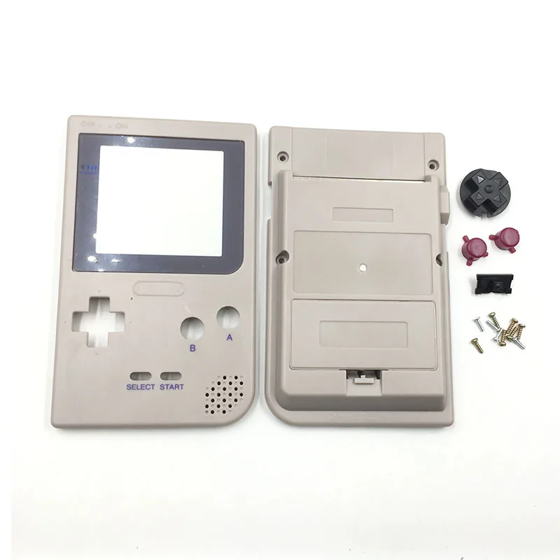 Пластик серый Корпус для Gameboy карман для DMG-01 Edition Корпус чехол для Game Boy GBP