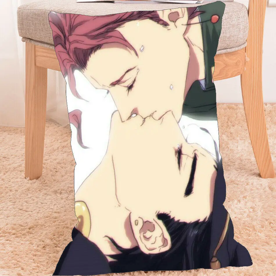 Аниме Чехол для подушки JoJo's Необычные Приключения Joseph Joestar yaoi BL 60x40 см