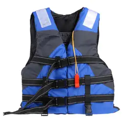 Взрослой жизни куртка плавание гребля Лыжный жилет с свисток профессиональный спасательный жилет для рыбалки дрейфующих на лодках