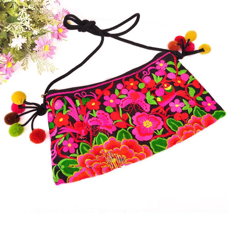 Модные женские сумки с вышивкой! национальные сумки ручной работы с цветочной вышивкой на плечо и через плечо Natioanal Messager
