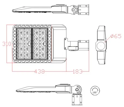 150W led shoebox lights