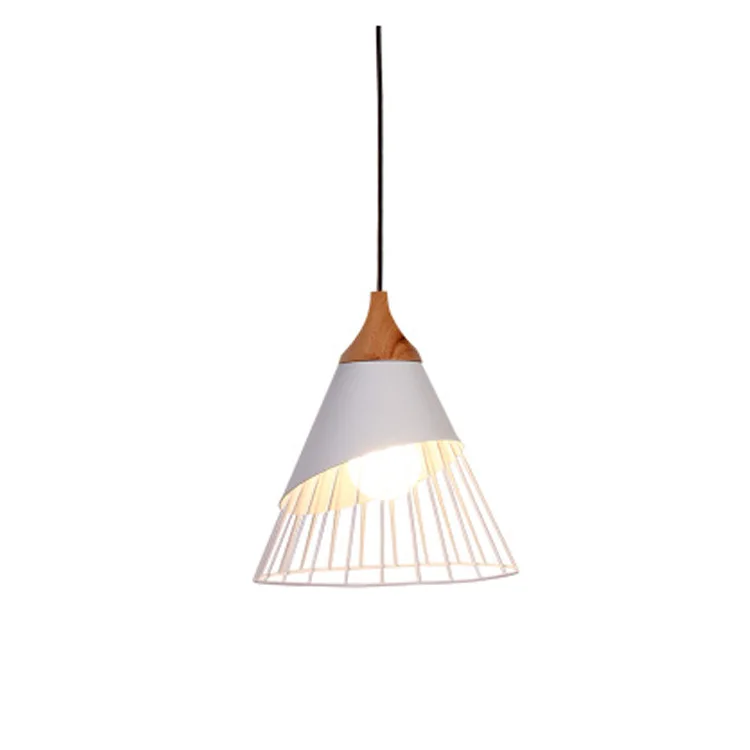 Современный светодиодный подвесной светильник ing алюминиевый абажур лампа для ресторана, бара, кофе, столовой домашний кухонный подвесной светильник - Цвет корпуса: White