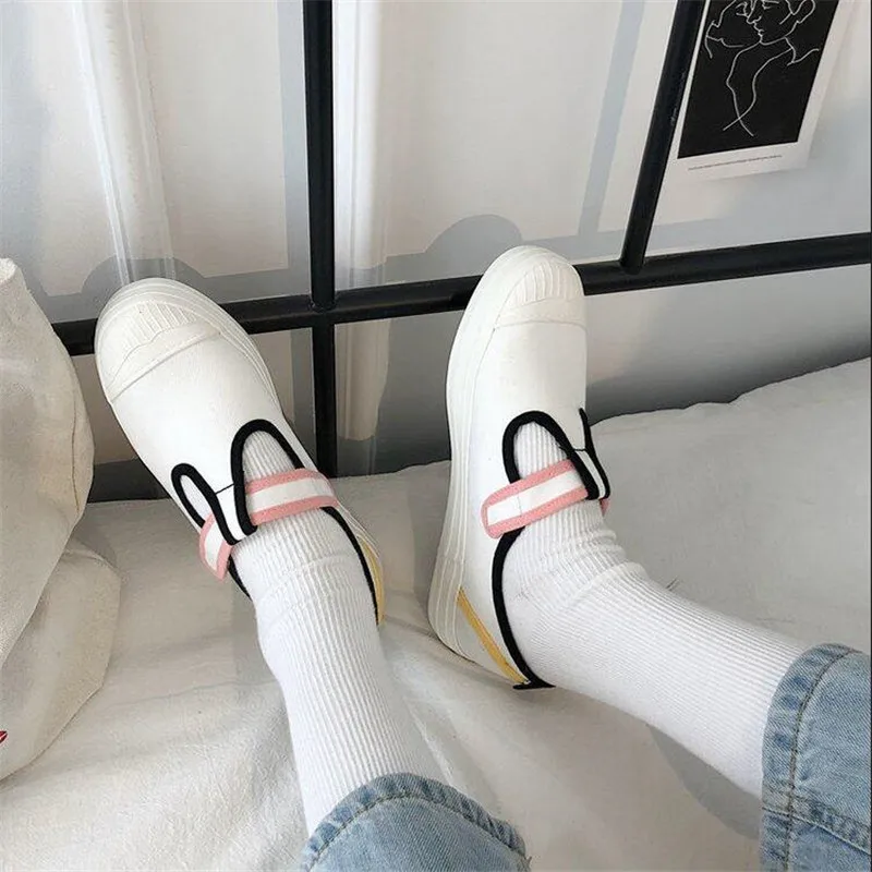 

Mhysa 2019 Brand Causal Shoes Autunm Shoes Woman Flat Design Canvas Women Slip on Shoes Ladies Footwear Women Sneakers L473