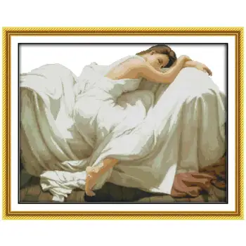 

Wholesale Needlework,Stitch,11CT 14CT Cross Stitch,Sets For Embroidery Kits,Sleeping Beauty(2) patterns counted Cross-Stitching