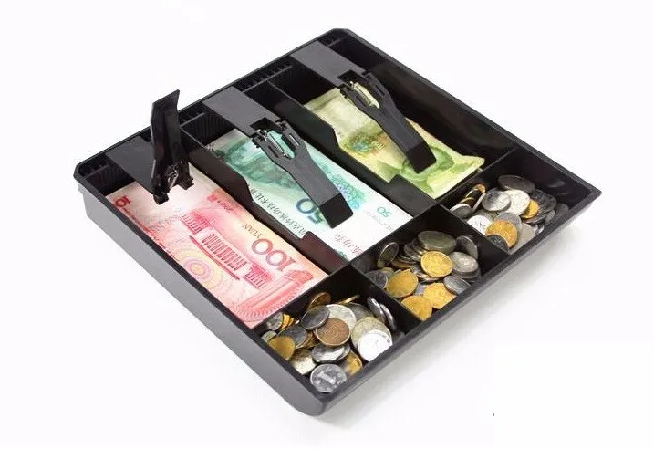 Money Counter case hard plastic case 6 Box new Store Use Money Classify store Cashier Drawer box cash drawer tray