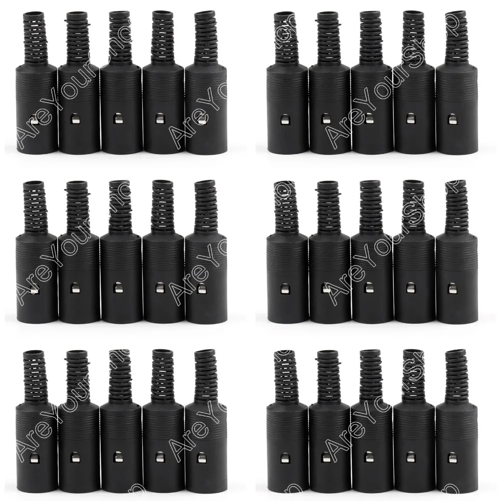 

Areyourshop 30 Pcs 8 Pin Din Female Plug Connector Socket Soldering DIY Connector