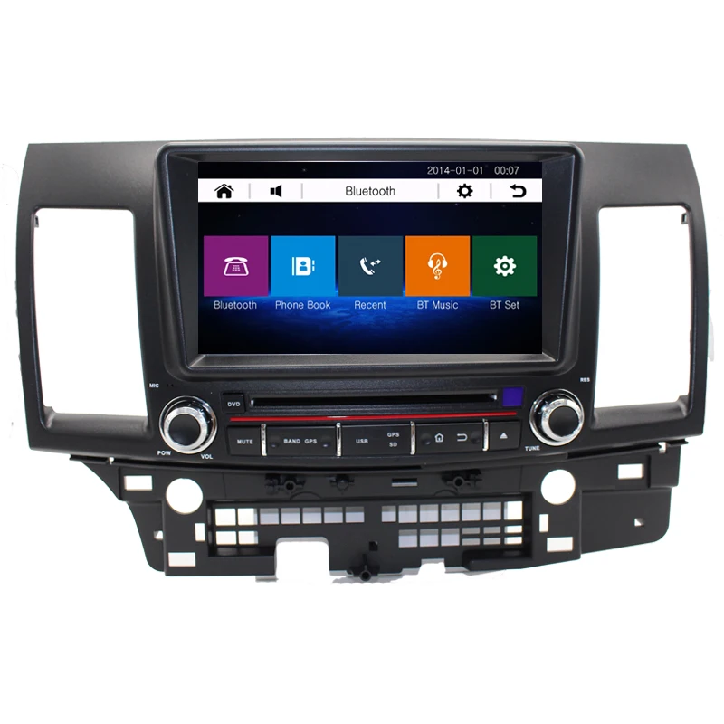 8 &quotdvd плеер автомобиля GPS навигации Системы для Mitsubishi Lancer 2006 2007 2008 2009 2011 2012 в Радио