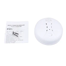 433 МГц беспроводной детектор дыма датчик Пожарной Сигнализации для внутреннего дома безопасности сада охранной сигнализации системы белый