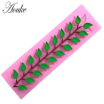 

1PCS leaves Shape Silicone Soap, Chocolate, Cake Silicone Cake Molds, Fondant Cake Decorate G001