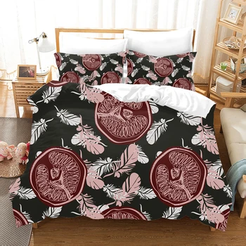 

Yi Chu Xin Design Bedding Set Queen Size Feather Quilt Cover and Pillowcase Bedclothes Bohemian Bed Set