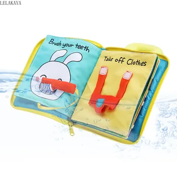 

3style Cartoon Mini Baby Fashion Creative My Story Book Learning Cloth Book 3D Puzzle Early Educational Traffic Reading Gift New