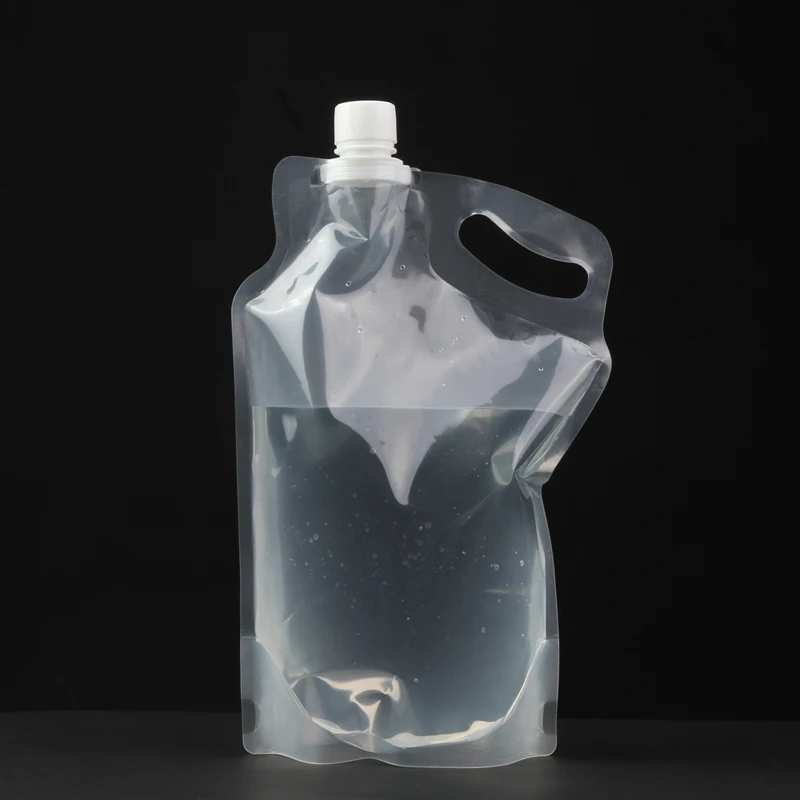 Dropshipping 1 PC 2L Portable Water Bottle Collapsible Camping Storage Water Bladder with Handle