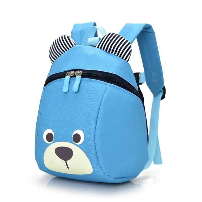 От 1 до 3 лет рюкзак для малышей, Детская сумка с защитой от потери, милый детский рюкзак с изображением собаки, Детский рюкзак для детского сада, школьная сумка с медведем, mochila escolar - Цвет: photo colour