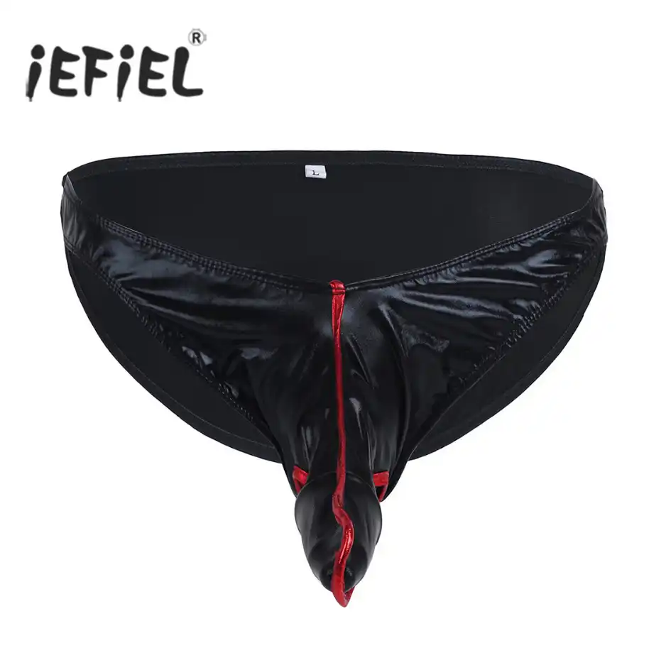IEFiEL, мужское нижнее белье, бикини, трусы с отверстием, закрытый пенис, сексуальное нижнее белье, нижнее белье, трусы, бандаж, сексуальные мужские трусы - изображение