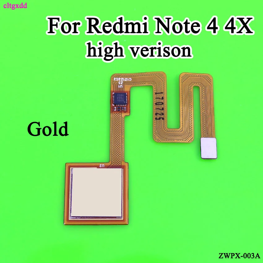 Cltgxdd для Redmi Note4 сканер отпечатков пальцев гибкий кабель Разъем Xiaomi Note 4X 4