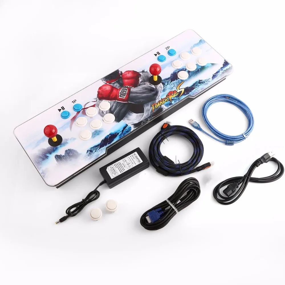 

Pro Multi-game 800 in 1 Family Box with Dual Joystick Colorful Dragon Pattern US plug