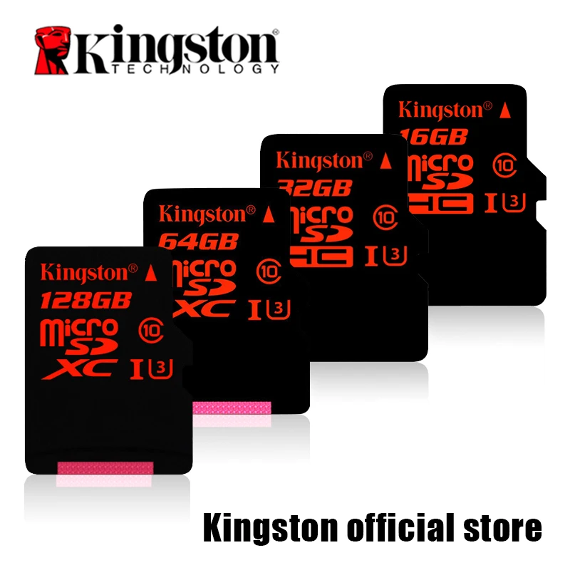 Kingston Digital 32GB 64GB microSDHC UHS I Speed Class 3 U3 90R 80W Flash Memory Card