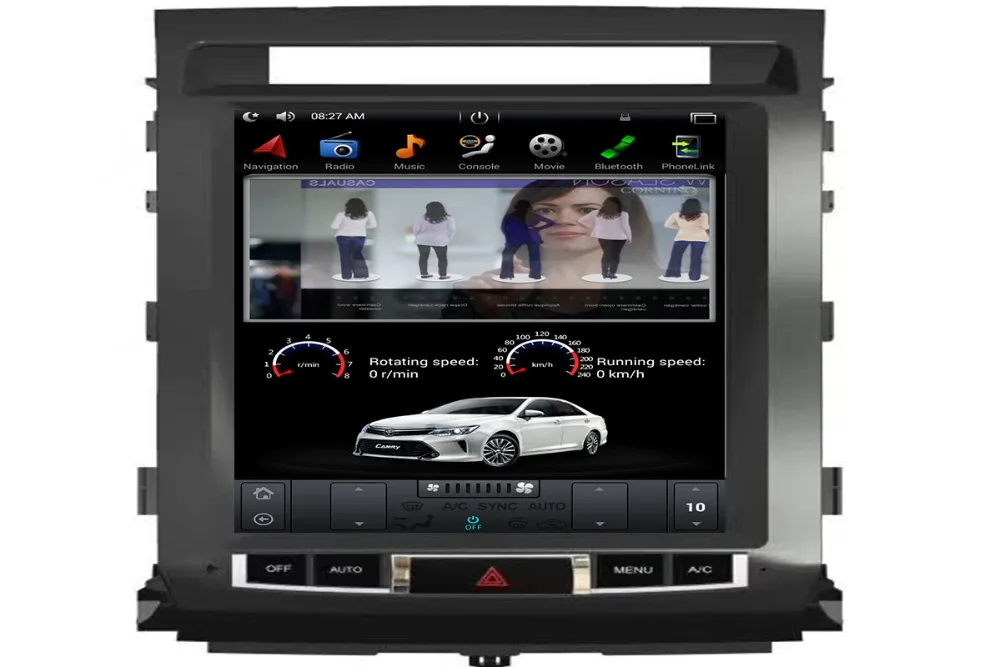 Excellent 12.1 Inch Tesla Style 2 Din Car Radio GPS Navigation Android 6.0 Car GPS Navigation DVD Player for LAND CRUISER LC200 2008-2015 4 Excellent 12.1 Inch Tesla Style 2 Din Car Radio GPS Navigation Android 6.0 Car GPS Navigation DVD Player for LAND CRUISER LC200 2008-2015 4