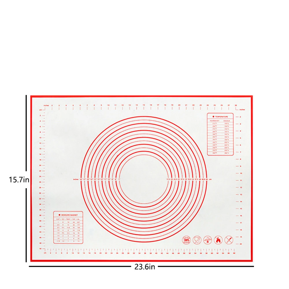 Складной антипригарный силиконовый коврик для выпечки коврик для теста противень для выпечки внутренний вкладыш пицца Выпечка инструменты для приготовления пищи Аксессуары для выпечки