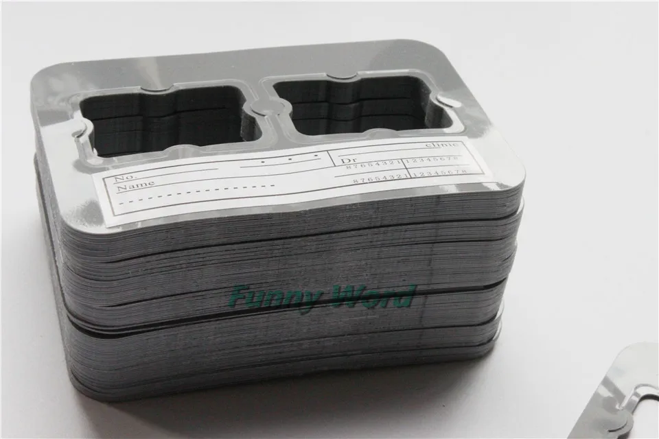 100pcs Dental Clinic Universal Xray Film Mount Frame 2 Holes