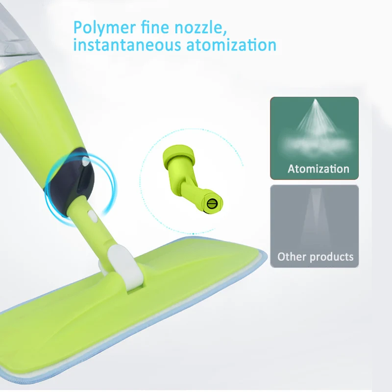 

Ship from RU 500ml Spray Mop Floor Steamer Tile Hard Wood Cleaner Home Kitchen Bathroom Cleaning Tools LBShipping